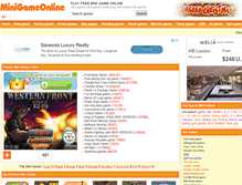 Tablet Screenshot of minigameonline.net